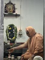Purnahuti and Pujana by HH Swamiji at Shri Vishveshwara Venugopala Temple; Paduka Pujana (14 Feb 2026) Pictures Courtesy of Shri Shriram Shirali